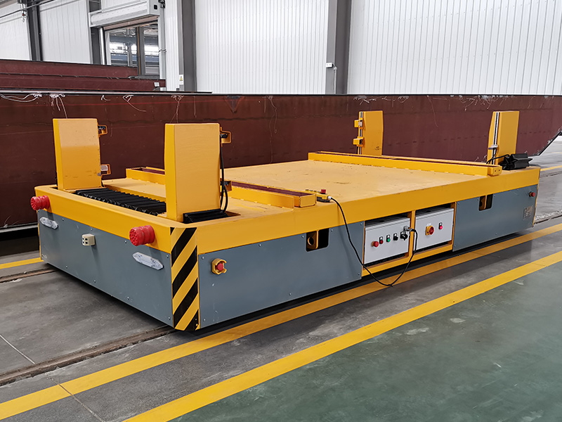 Crane Manufacturing Factory Intelligent Steel Rail Transfer Trolley