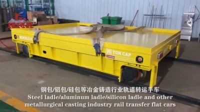 Rail transfer trolley