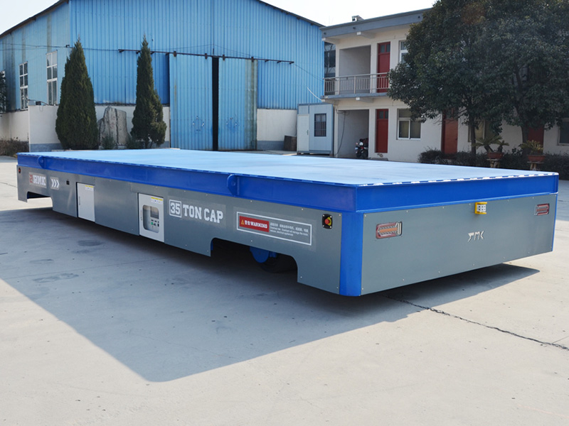 Customized trackless transfer cart