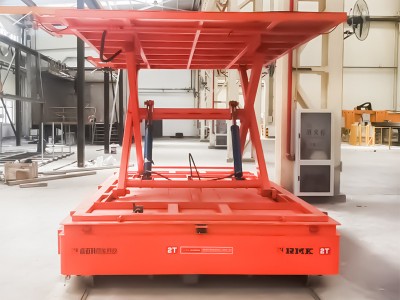 Steel industry rail transfer trolley