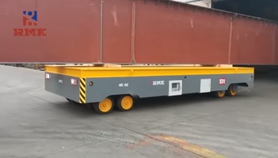 Customized trackless transfer cart