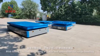 Customized trackless transfer cart